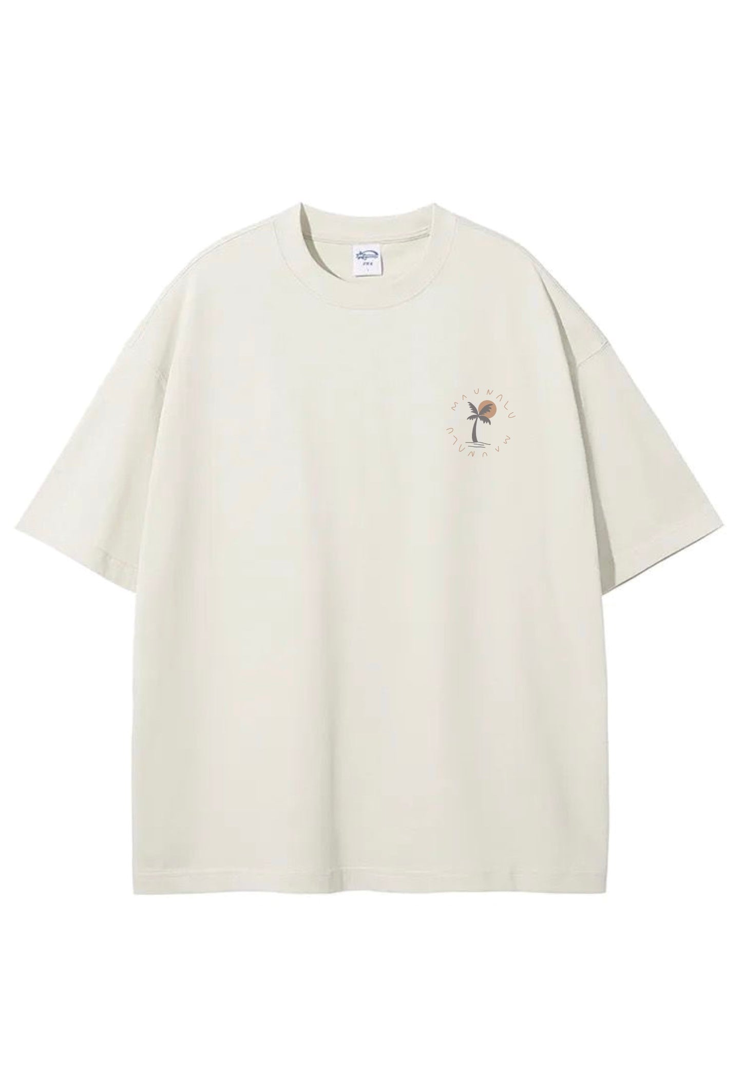 CAMISETA MAUNALU ORIGINALS BEIGE