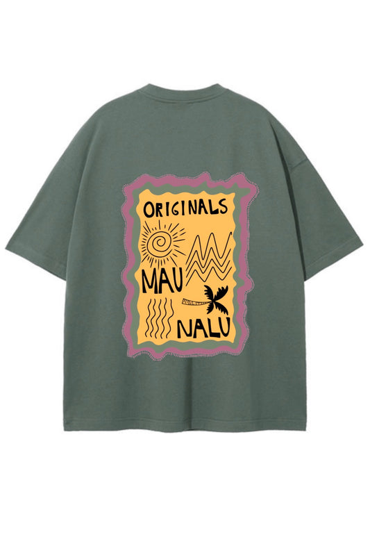 CAMISETA MAUNALU ORIGINALS VERDE